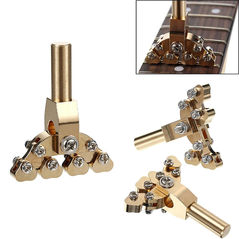 Instrument Fret Press Guitar Fractal Fret Press Various Radius Fret Repair Tool Electric Acoustic Guitar Electrical Fret Press Fretboard Press Caulk Insert Kit,1PCS