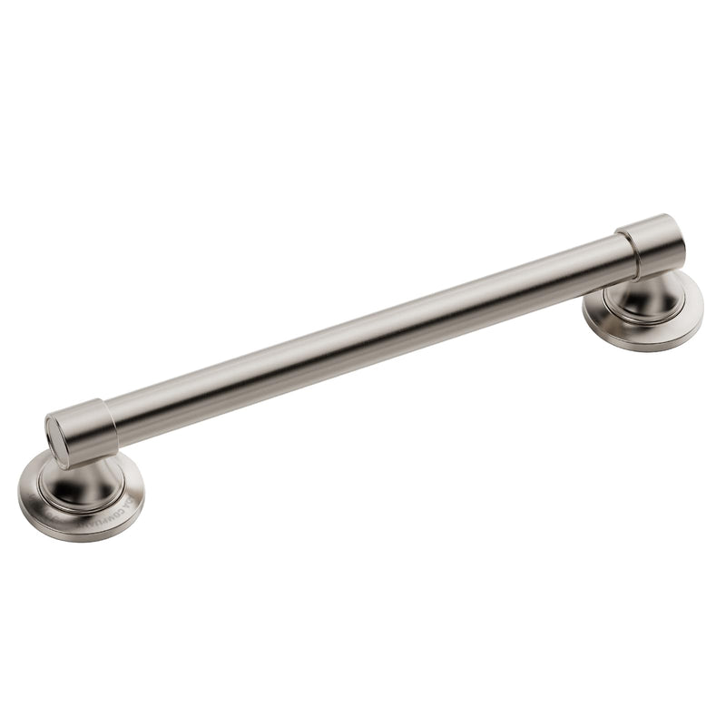 Joyrain Elderly Safety Grab Bar - ADA Certified 16/24/32 Inch Stainless Steel with Plastic Mounts, Bathroom Handrail for Seniors & Disabled (Brushed Stainless Teel, 32 inch) Brushed stainless teel