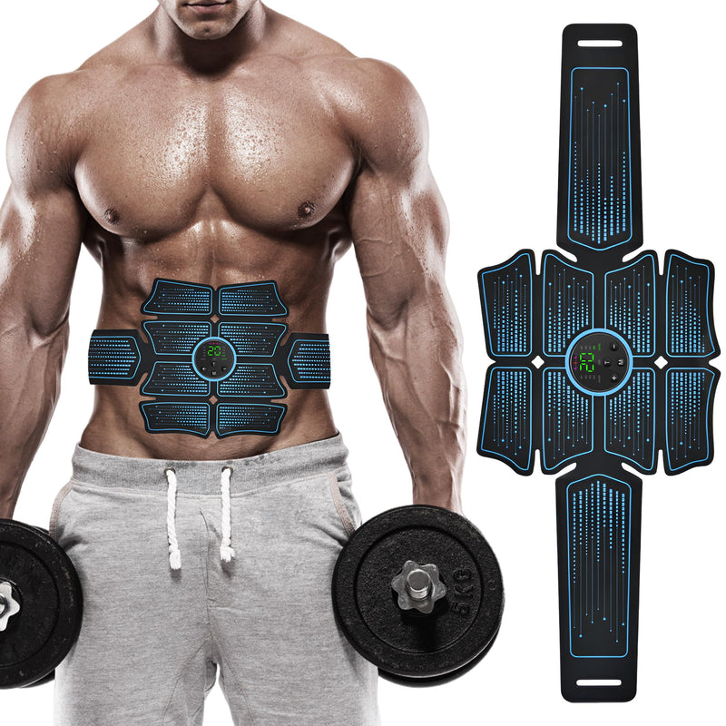 ABS Stimulator Muscle Toner，AB Machine for Abdomen/Arm/Leg，Muscle Stimulator for Muscle Growth, Ab Toning Belt Muscle Stimulator for Men and Women 1 Pack