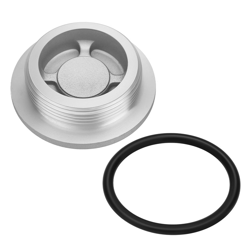 JAVIK Crankcase Cover Plug O Ring 09259-36021 for Suzuki V-Strom Haya-busa QuadSport GSX-R750 GSX-R600 B-King 1300 SP600 Burgman 650 Inazuma DR650 QuadRacer 450 1982-2024 Silver Grey