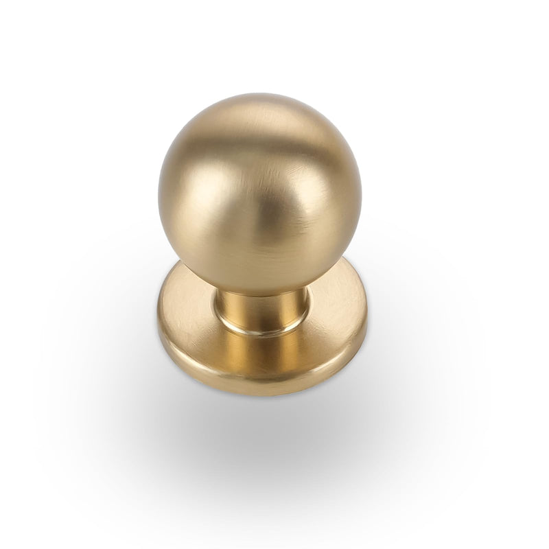 10 Pack Kitchen Cabinet Knobs Champagne Bronze Cabinet Knobs Drawer Knobs Kitchen Hardware 1" Hole Center (Knobs) 10