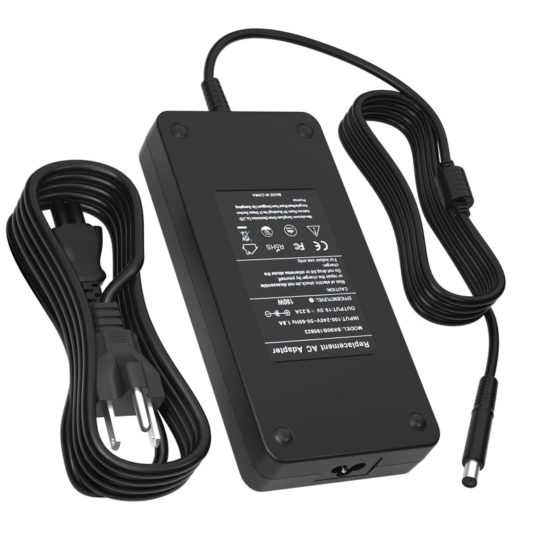 180W 130W AC Charger Compatible with Dell Docking Station WD19 WD19S WD19TB WD19TBS WD22TB4 WD15 SD25 WD25 D6000 D6000S TB15 TB16 TB18DC K16A K16A001 K17A001 Business Thunderbolt
