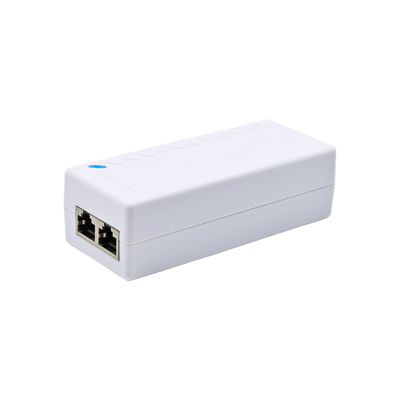 Gigabit PoE+ Injector – Converts Non-PoE to PoE+ (802.3af/at), 30W Power, Plug & Play, Up to 328ft (100m) Range, UL Certified, White – Ideal for IP Cameras, VoIP Phones & More