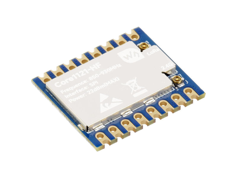 Waveshare Core1121 HF Dual-Band LoRa Module, Based on Low-Power LR1121 Transceiver, Suitable for Sub-GHz and 2.4GHz Frequency Bands