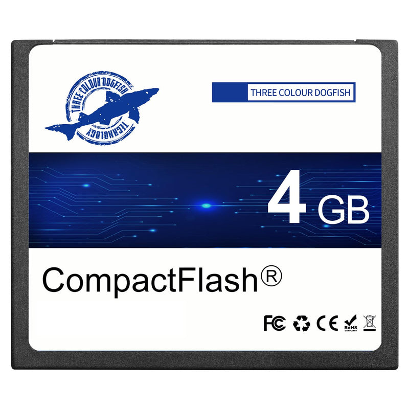 Dogfish Compact Flash Memory Card 4GB 133X CF Camera Cards for Professional Photographer, Videographer 1 PACK