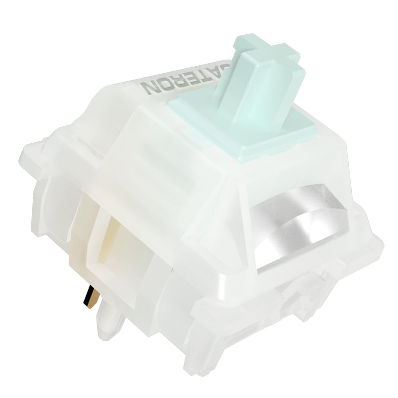 Gateron Milky Yellow Green Tea Pro V3 Keyboard Switches,Pre-lubed 5-Pin Tactile Switches with Light Guide Pole for MX Mechanical Gaming Keyboard(Pro Brown V3,108Pcs) 108Pcs