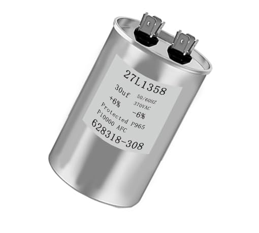 628318-308 27L1358 30 MFD 370V Pool Pump Motor Capacitor Replacement Compatible Motor Run Capacitor