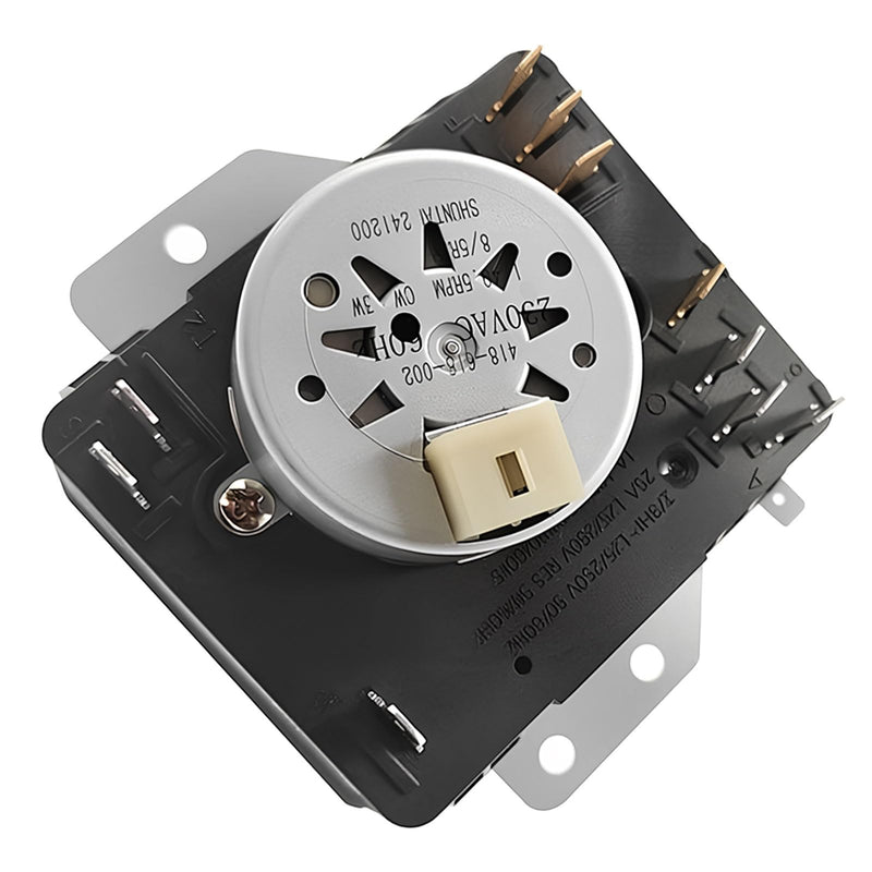 W10185982 WPW10185982 Dryer Timer Compatible with Whirlpool, Maytag, Amana, WED4815EW1, WGD4800XQ0, WED5100VQ1, 230V 60Hz Dryer Timer Replacement for 418-618-20-B5, PS11749831, 5-Year Warranty W10185982