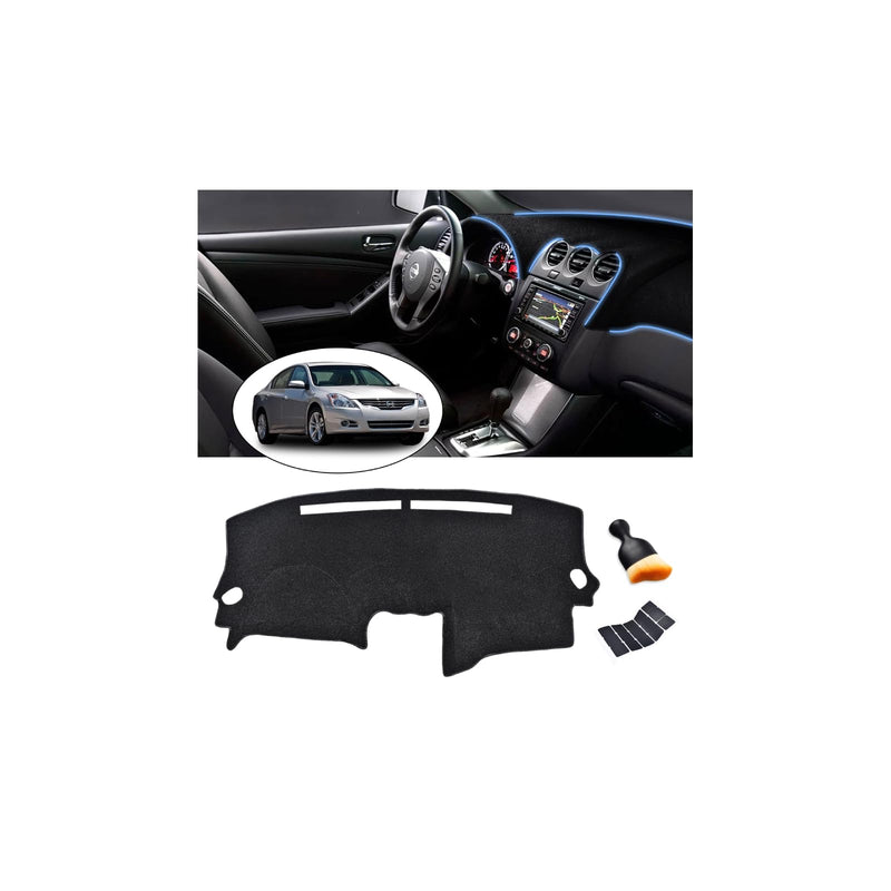 Dash Cover Mat for Nissan Altima 2007 2008 2009 2010 2011 2012 with Dust Brush Non-Slip Dashboard Cover Mat Center Console Sunshield Protector Pad Nissan Interior Accessories fFor Nissan Altima 2007-2012