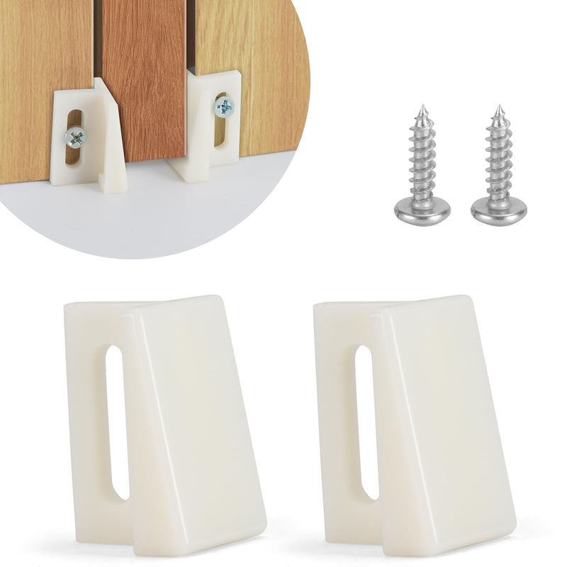 20 Pack Pocket Door Guide Bottom,Sliding Door Guide, 1.125 Inch,Jamb Mounted. 20