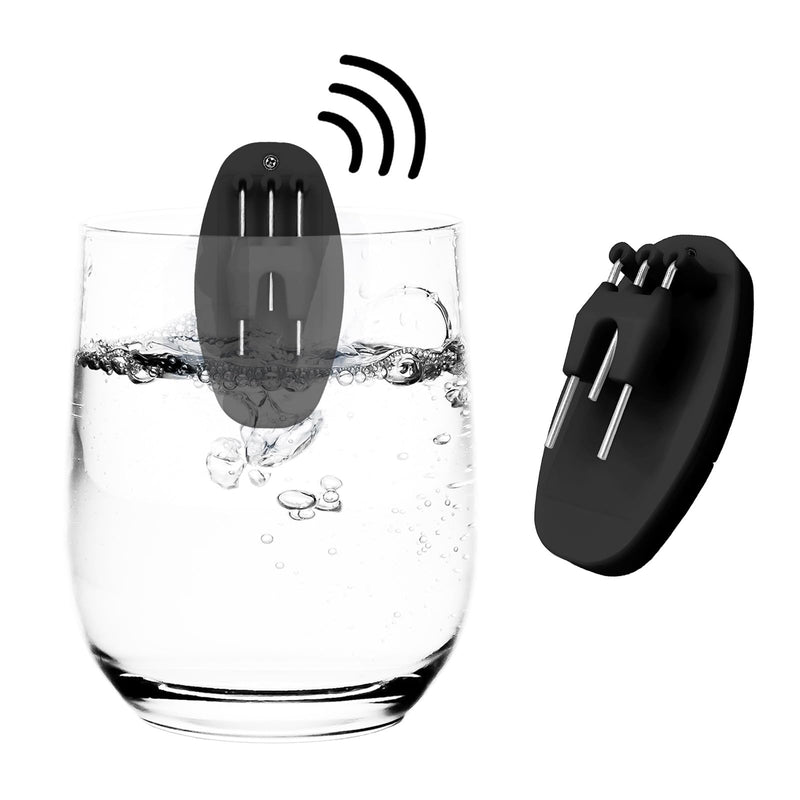 Liquid Level Indicator with Loud Audible Alarm to Signal Cup Mug Full for Blind or Visually Impaired,Cup & Mug Pouring Level Detector Beeper for Hot or Cold Drinks(Black) Black