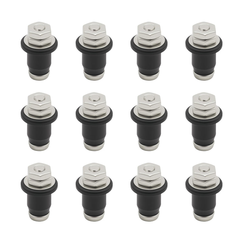 RV Water Tank Probe Sensors, Screw-in Water Level Sensors for Fresh Water, Gray Water, and Black Tank Waste Water (12-Pack)