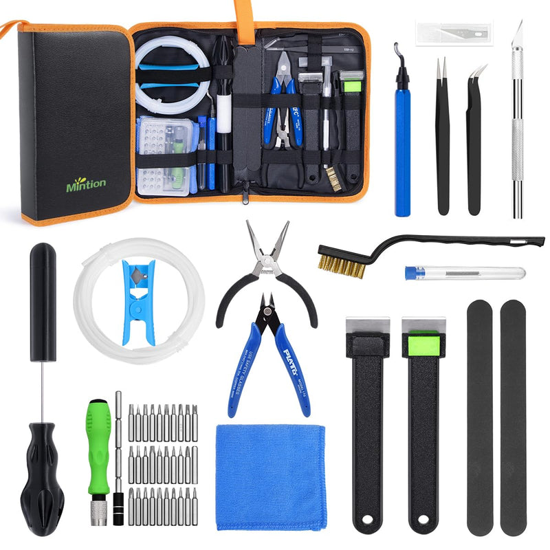 3D Printer Tools Kit for Cleaning, Assembly & Print Finishing, Fits FDM Printers