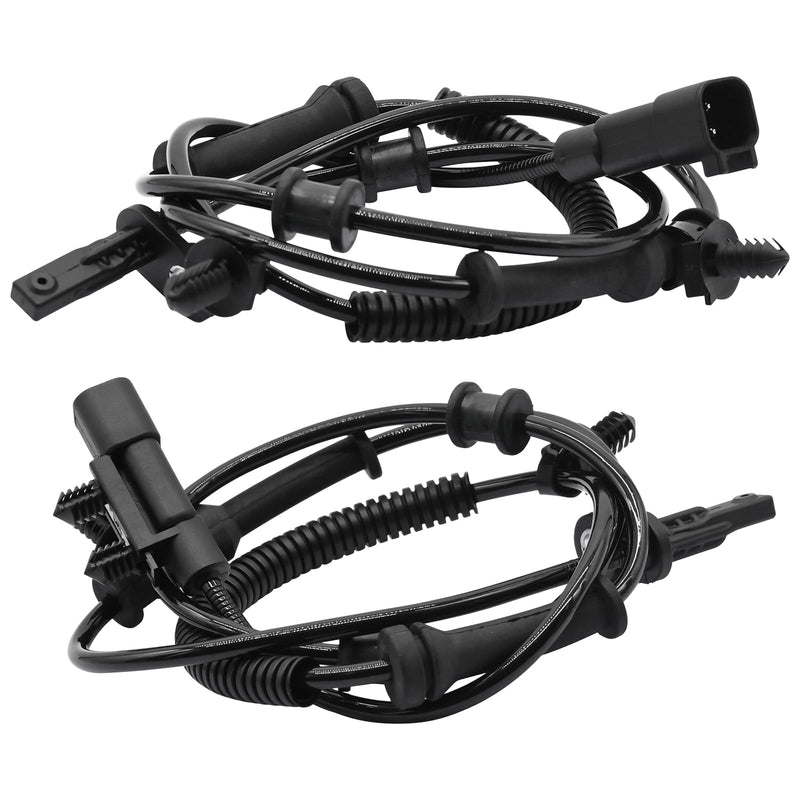 2Pcs Front Left and Right Abs Wheel Speed Sensor Compatible with Dodge Durango Replacement for Jeep Grand Cherokee 56029447Ae, 56029447Af Als2059 11 12 13 14 15 2011 2012 2013 2014 2015