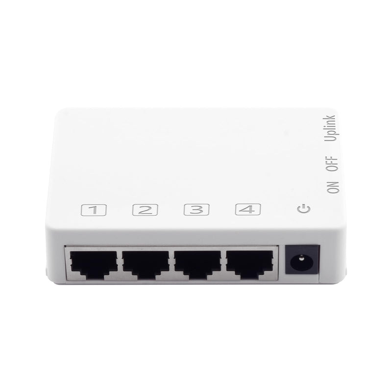 5 Port Gigabit POE Extender Outdoor 10/100/1000Mbps, 1 in 4 Out 70W POE Ethernet Repeater, IEEE 802.3af/at Compliant, Waterproof Extend 100m(328ft) for Security Systems IP Camera,VoIP Phone Gigabit POE Extender 4 Port
