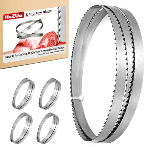 65-Inch Meat Band Saw Blades 3TPI (5 Pack) for Cutting Bone-in Meat or Frozen Meat, Compatible with Avantco-EMBS65SS KWS-B-210 Vevor-JG-210/JG-210C/HR-250, 65" x 5/8" x 0.02" 3 65-Inch