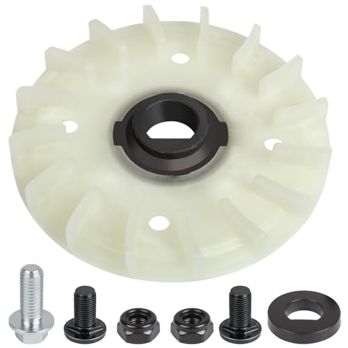 Mower Blade Bolt & Fan Hardware Kit for EGO Power+ 21" Mowers, Includes Drive Fan, Center Flange Bolt, Washers, Support Bolts & Lock Nuts, Replaces 3403110001-K 5640226002 5650705002 5630351002 Blade Hardware Kit