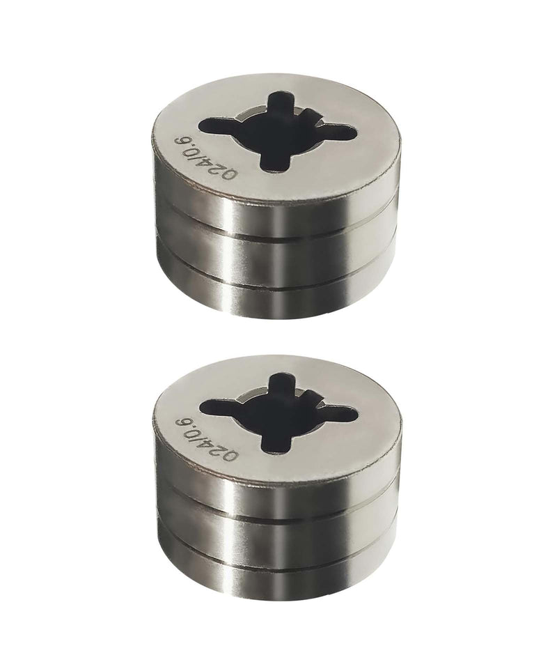 2Pcs 202925 Drive Roll Replacement 0.024 And 0.030-0.035 Fits for Miller Millermatic 135/175/180s/140s/211/Passport Plus 202925.0.024 And 0.030-0.035