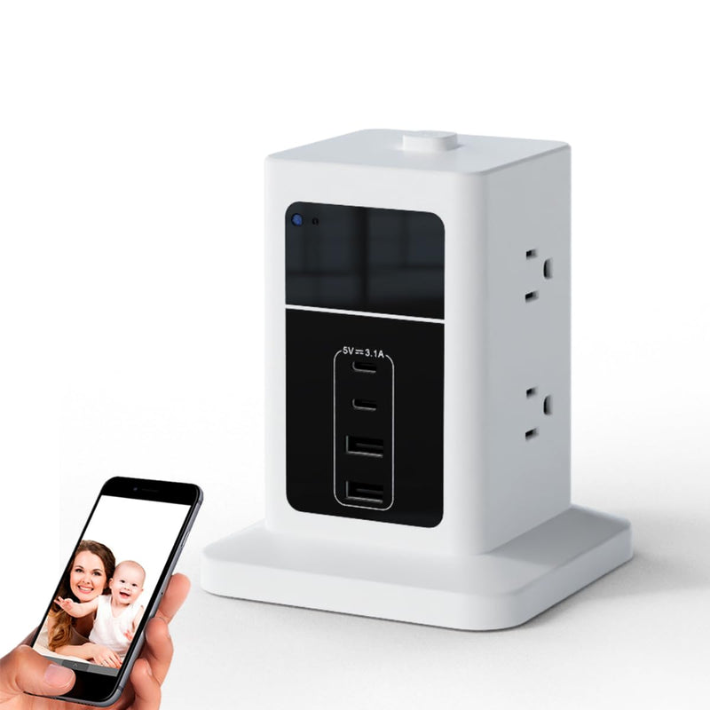 160° Angle 4K HD Charger Camera with Night Vision CAM
