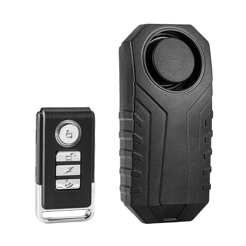  [AUSTRALIA] - Bike Alarm Remote Motion Sensor System, 113dB Loud Anti-Theft Bicycle Alarm with Remote, Waterproof Wireless Vehicle Security Alarms for Bicycle Motorcycle E-Bike Scooter