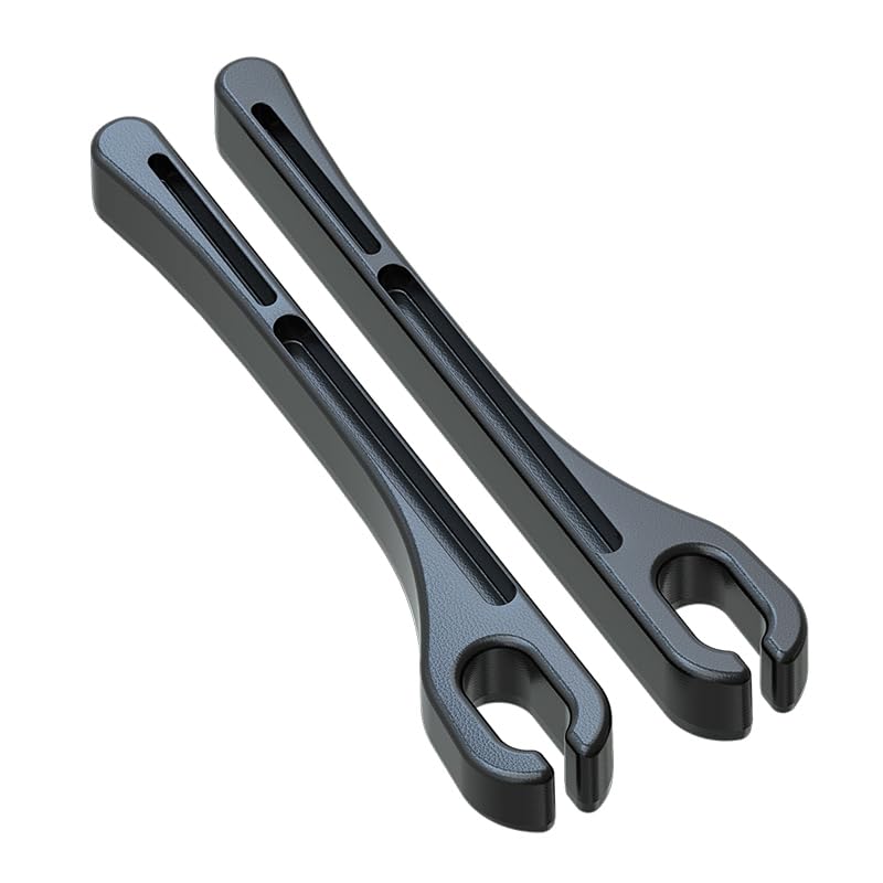 Car Seat Gap PU Filler Set of 2，Stop Things from Dropping，Filler with Organizer & Hook Function,Fill The Gap Between Seat & Console (Black) black