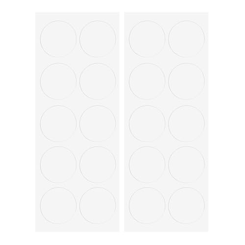 uxcell 20pcs 1.37" Heavy Duty Double Sided Tape Adhesive Sticky Dot