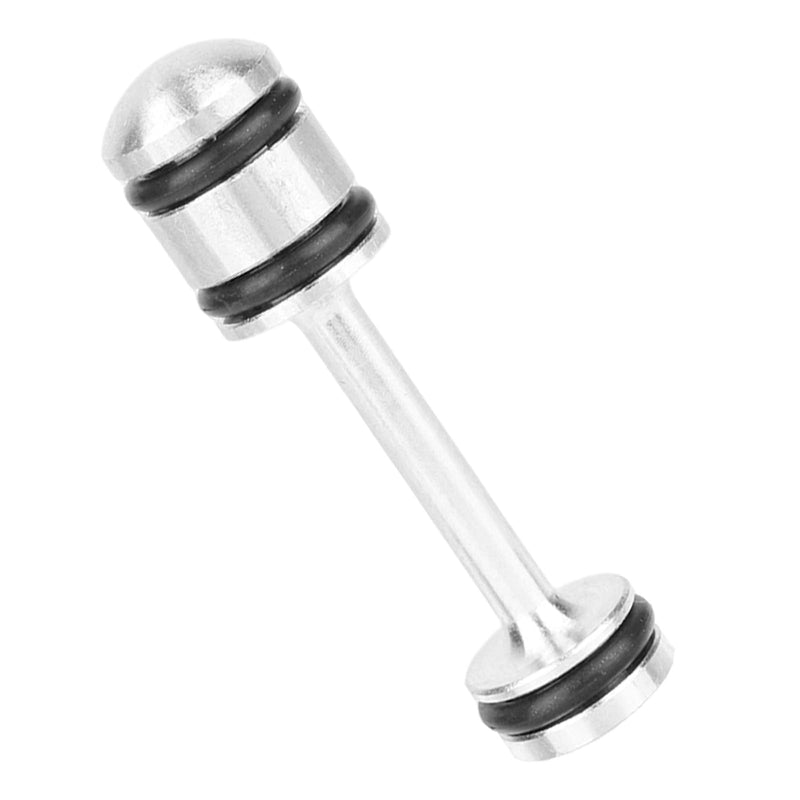 Aluminum Oil Diverter Barbell, Compatible with Gen III & IV Engines LS1 LS3 LS2 LS6 L92 L99 L33 LQ4 LQ9 4.8L 5.3L 5.7L 6.0L 6.2L LS Performance Parts Oil Billet Diverter Barbell (Black, Silver)