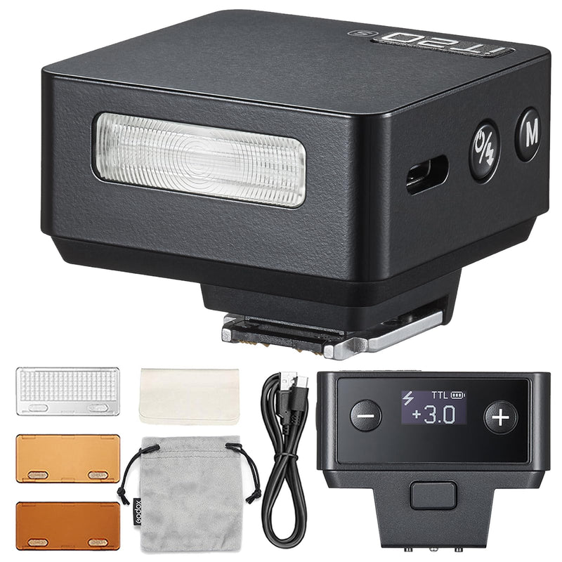 Godox iT20 S Flash for Sony, iT20-S Mini TTL Flash with Intuitive Screen | 1.5s Recycle, 700 Full Power Flashes, USB-C Charge, Built-in Battery, GODOX iT20S iT20 S Pocket Flash Speedlight iT20-S for Sony