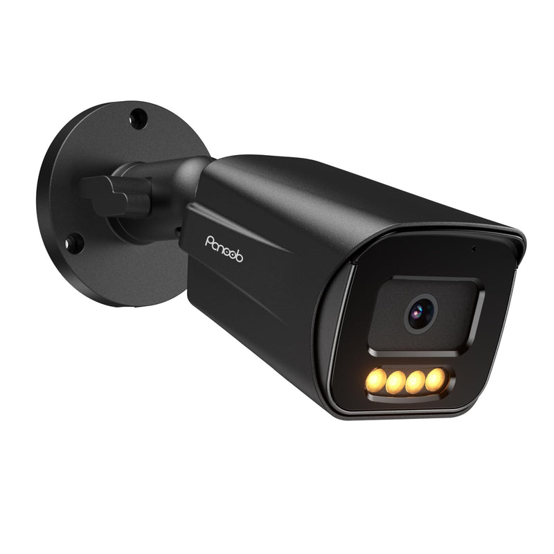 5MP IP Bullet PoE Camera with Smart Dual Lights Color Night Vision, Wired HD Video Surveillance Security Camera Outdoor, 2-Way Audio, IP67 Waterproof, AI Human/Vehicle Detection, PB65A3-5MDL 5MP