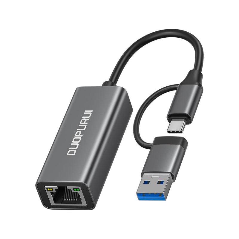 USB to Ethernet Adapter,USB C to RJ45 1 Gigabit LAN Network Adapter,Aluminum Case,Ethernet Adapter for Laptop,MacBook Pro/Air,Surface Pro,iPad,XPS,Windows 11/10/8/7,MAC OS