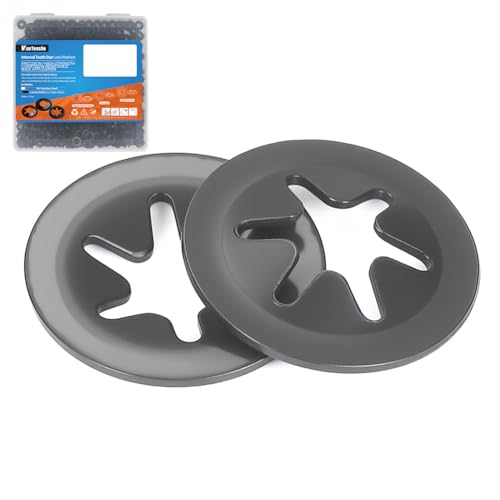 Internal Tooth Star Lock Washers, ID 12mm x OD 25mm Push Nuts 150pcs φ 12×25mm Mn Steel Regular