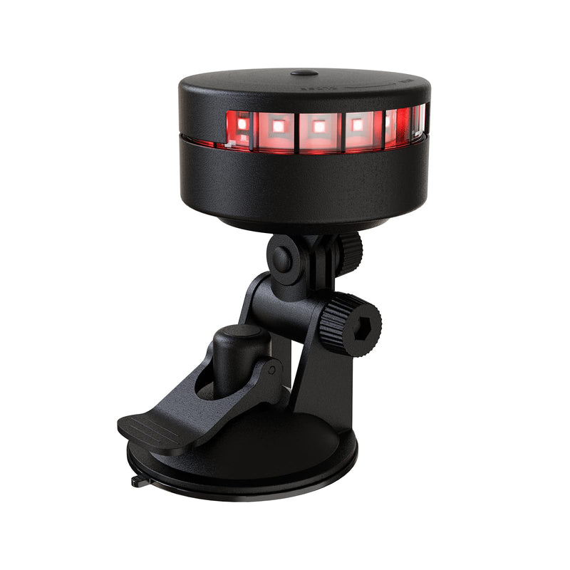 GOODSMANN Kayak Lights for Night Kayaking Portable LED Stern Light with Suction Cup Base Red & Green Lamp Battery Powered (3×AAA, Not Included)