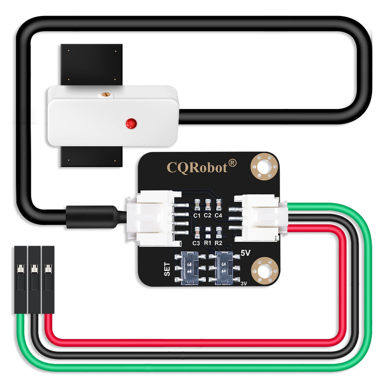 CQRobot Capacitive Non-Contact Water/Liquid Level Sensor Compatible with Arduino, Raspberry Pi and Other Motherboards. for Industrial Production, Aquarium, Chemical Solution, Agriculture, etc. Non-Contact Type-2