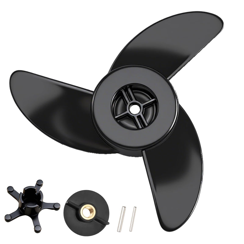 3-Blade Trolling Motor Propeller Compatible with Motorguide Machete III Trolling Motor - 3.5" Hub Small Boat Shallow-Water Replacement Drill Power