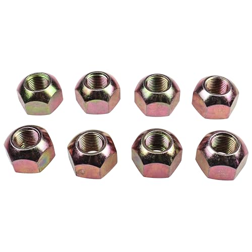 DVPARTS 8X Lug Nuts 6564669 for Bobcat 1600 2000 2400 2410 1213 S100 S130