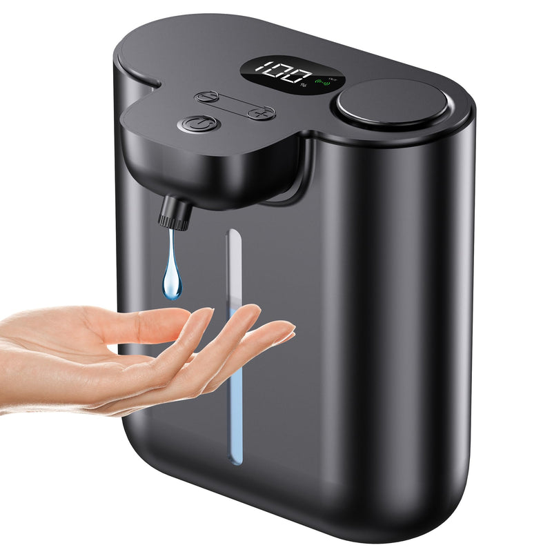  [AUSTRALIA] - Automatic Soap Dispenser,9 Levels Dish Soap Dispenser for Kitchen,Touchless Liquid Hand Soap Dispenser for Bathroom,16.9oz/500ml,1200mah Rechargeable,Wall Mount & Countertop