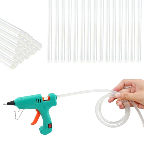Mini Hot Glue Sticks – Long 3FT, 0.27" Diameter – All Temperature Compatible for Mini Glue Guns Widely Used in for DIY Crafts, Home Repairs, Fabric, Wood, Plastic (10) 10