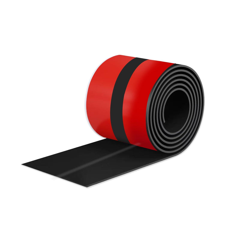 Black Wall Ceiling Molding Trim 2.4 Inch x 20 Feet, Corner Protector Edge Guard Peel and Stick Wall Trim Moulding Corner Molding Trim Caulk Strip, Self Adhesive Trim for Wall Edge, Ceiling, Countertop Black