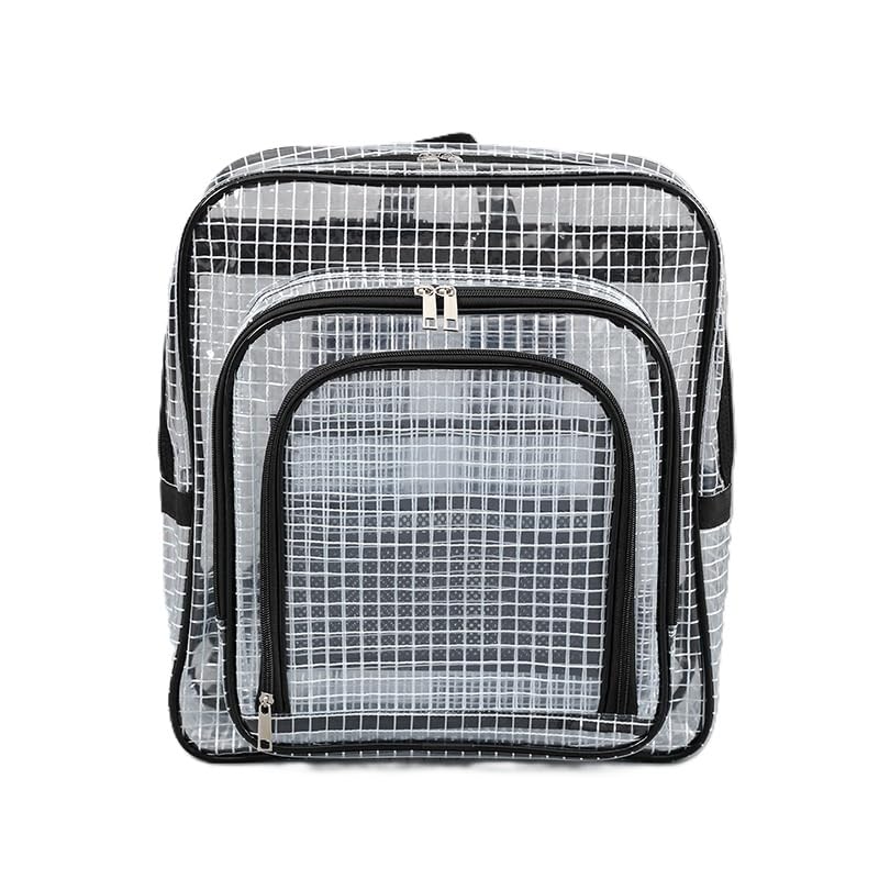 Unisex Anti-static Clear Backpack Travel Shoulder Bags PVC Rucksack Too Cleanroom Tool Bag Clear