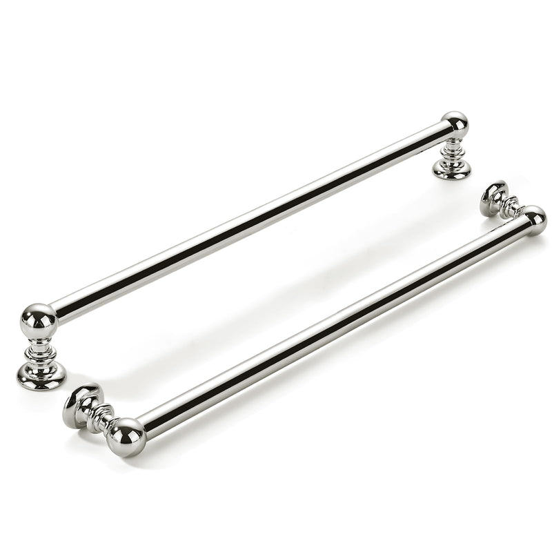 khtumeware 2 Pack 12 inch(305mm) Hole Center Vibrant Polished Nickel Cabinet Pulls Solid Heavy-Duty Kitchen Cabinet Hardware for Drawers Dressing Table Bathroom Handle