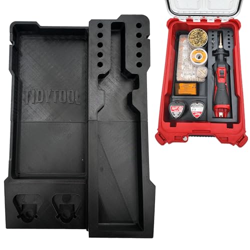 Insert for Milwaukee M12 Soldering Iron 2488-20 and Packout Compact Organizer 48-22-8435 – Custom Liner Only