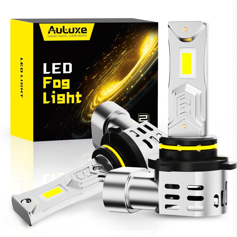 9005/HB3 Fog Light Bulbs – 900% Ultra Bright, 6500K White, 1:1 Fit with Cooling Fan, Plug and Play, 2-Pack