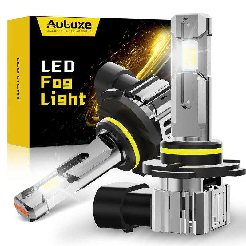 9006/HB4 LED Fog Light Bulbs or DRLs, 30000LM 600% Super Bright, 1:1 Size Driving Lights with Cooling Fan, IP67 Waterproof, Low Driving Lights, Plug & Play, 2-Pack
