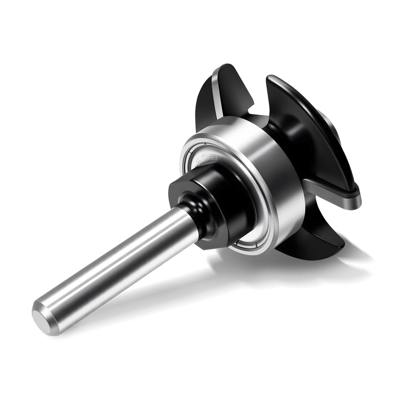 for Trex Router Bit Groove Cutter, Used for Trex Board to Work with Trex Hideaway Hidden Fasteners, 1/4" Shank Carbide Tipped Triple Wing, 3/8" Cutting Depth, 5/32" Height, Durable Precise Clean Cuts