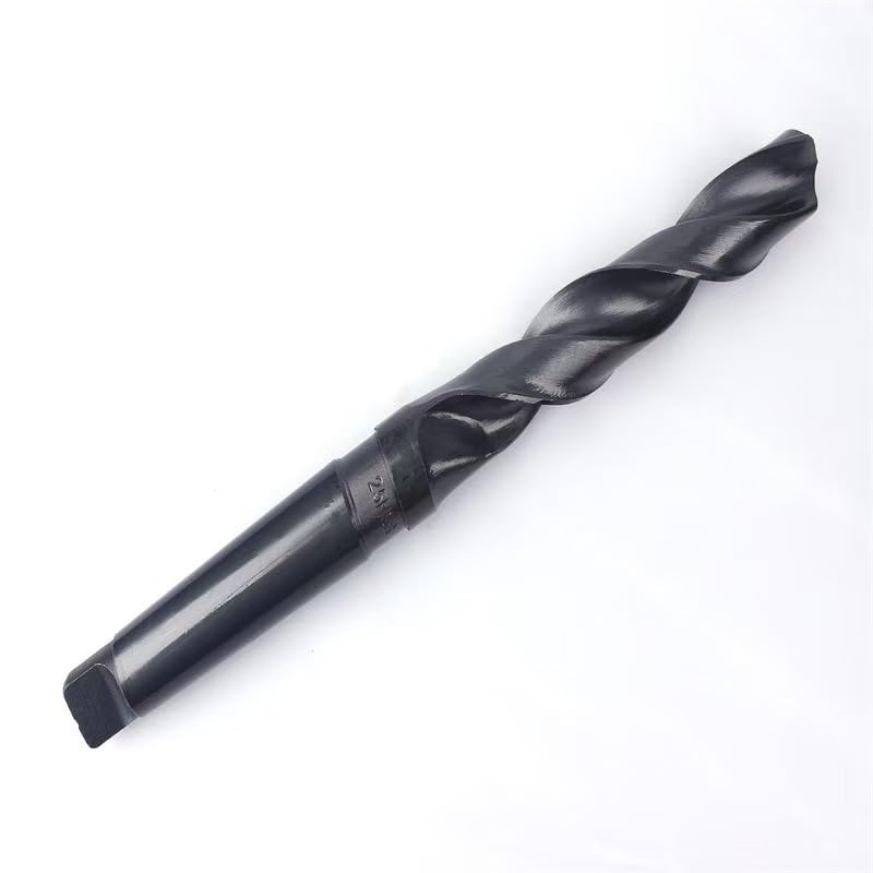 Morse Taper Shank, high-Speed Steel M2, Tapered Shank Twist Drill, Black Oxide-Treated Drill bit (13/16) 13/16 in