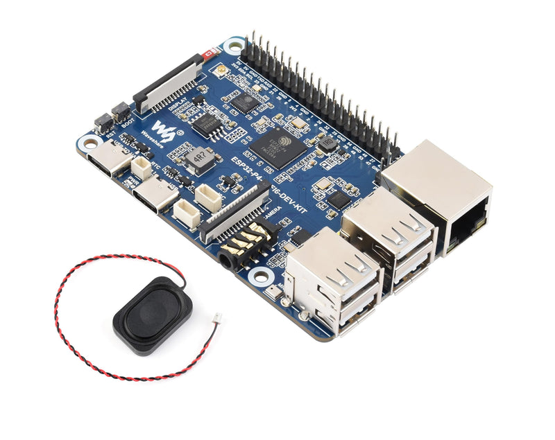 AI ESP32-P4-WIFI6-DEV-KIT Development Board, Based On ESP32-P4 and ESP32-C6, Supports Wi-Fi 6 and Bluetooth 5 / BLE 5, Rich Human-Machine Interfaces, Supports AI Speech Interaction, with Speaker