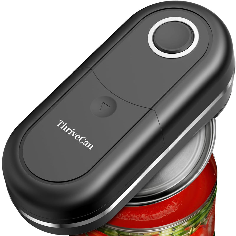 Electric Can Opener, One-Touch Automatic Can Opener- Fits Almost All Can Sizes, Battery-Operated Handheld Kitchen Gadget with Smooth Edge, Food Safe, Ideal for Seniors & Arthritis Sufferers