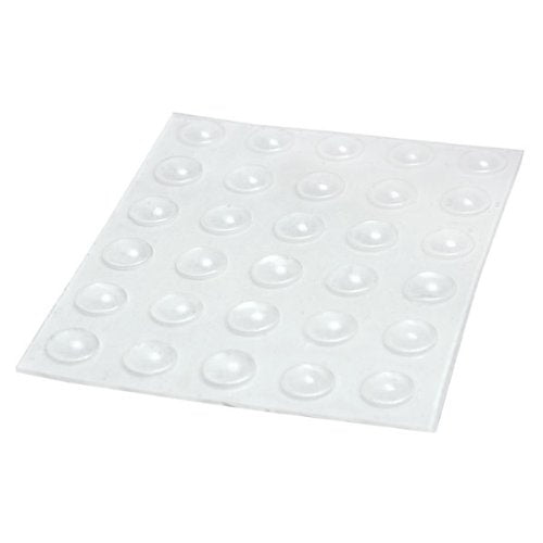20 Mini Clear Bump Dots – Small Self-Adhesive Tactile Locator Bumps for Low Vision & Blind Users – Round, Transparent Markers for Keyboards, Remotes, Electronics – 0.25" x 0.079"