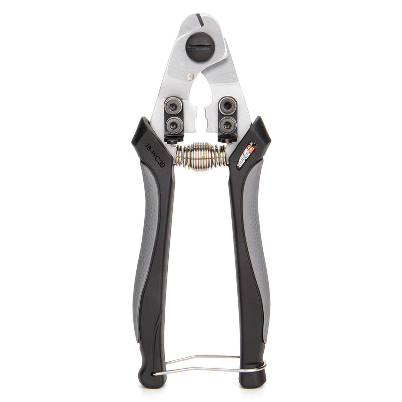 Super B Heavy Duty Cable Cutters - Precision Wire and Cable Cutting with Crimping, Housing End Forming & Quick Link Tool for Bicycles - Ergonomic Grip, Spring-Loaded Design (TB-WC31)