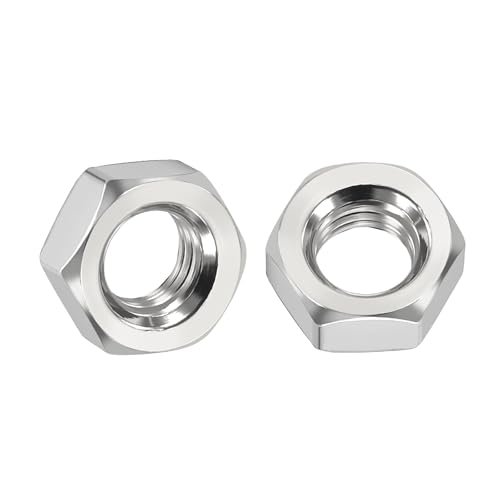 300pcs[M6-1] Hex Metric Nuts 304 Stainless Steel Silver M6-1 300